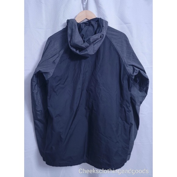 Columbia Omni-teck Blk/Gray Hooded Coat Men's size MEDIUM* - Picture 8 of 8